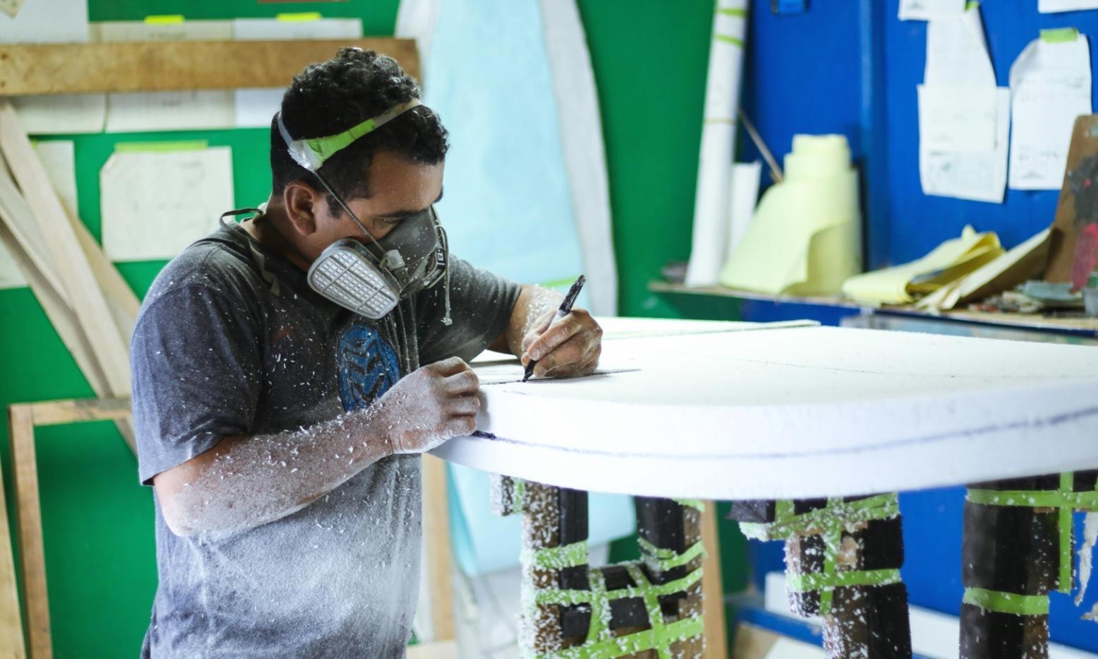 Comic panel creation process with dynamic character poses